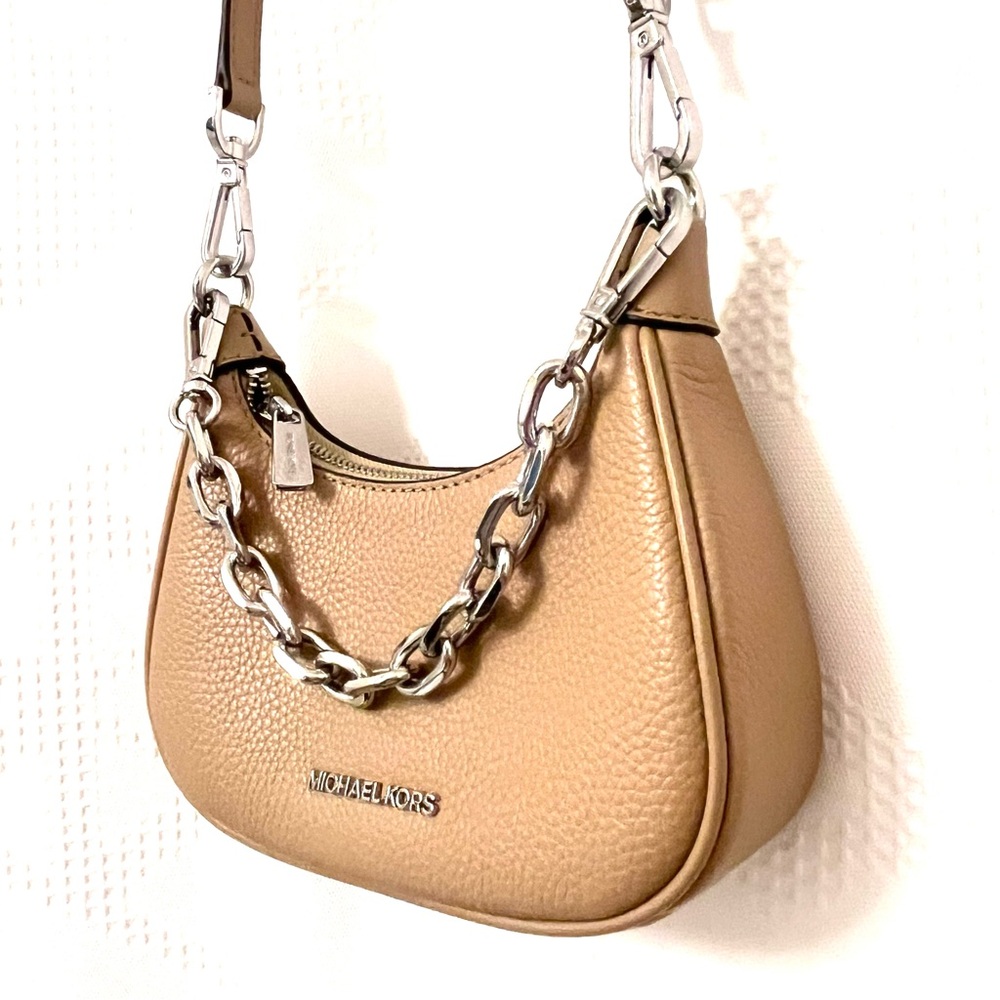 Michael Kors Cora Mini Zip Crossbody Pouchette Purse